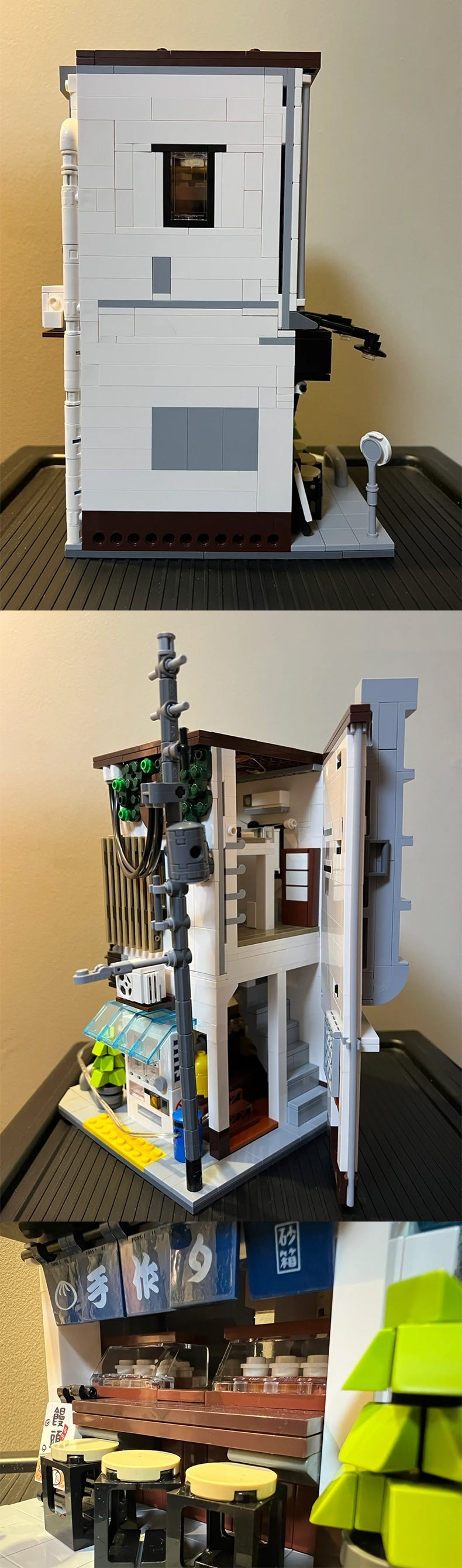 C66006 Japanese Steamed Bun House Creator Expert | Modular Building Blocks - Image 10 of 10 | TheBrickTube