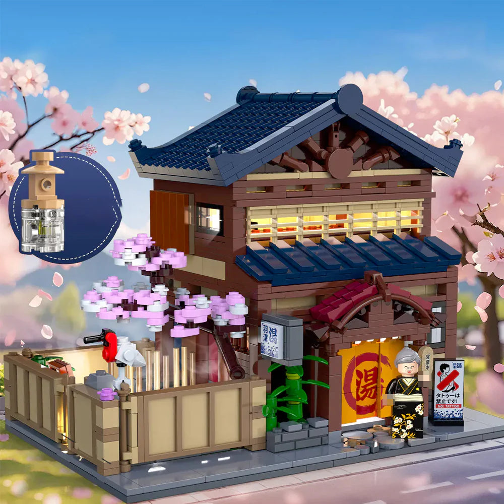 C66012 Traditional Japanese Yuzawa Soup House Modular Buildings - Image 2 of 7 | TheBrickTube