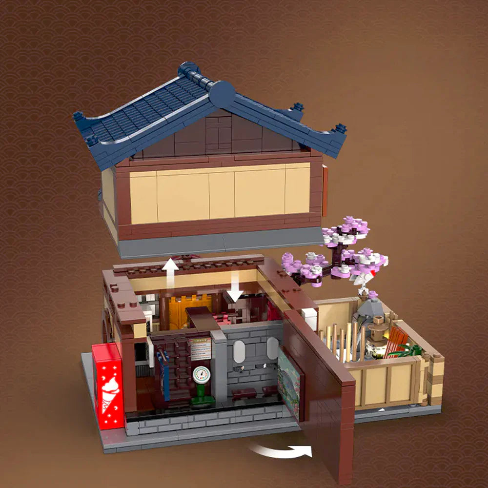 C66012 Traditional Japanese Yuzawa Soup House Modular Buildings - Image 5 of 7 | TheBrickTube
