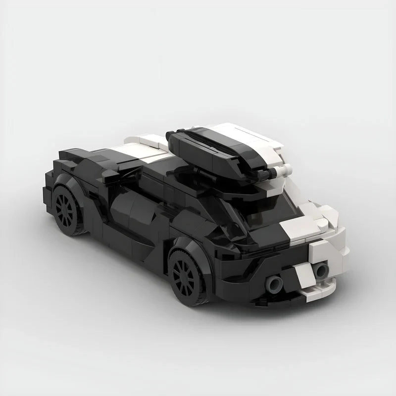 Audi RS6 ABT|Jon Olsson brick model - side profile view - TheBrickTube