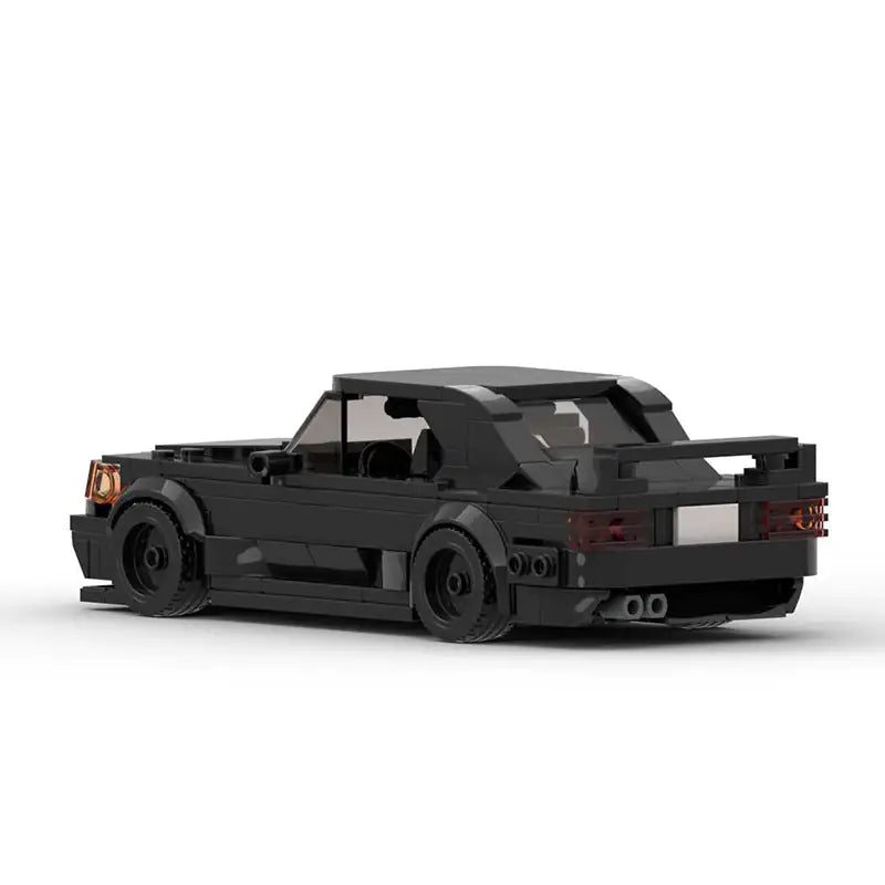 Mercedes-Benz Hammer Coupe brick model - side profile view - TheBrickTube