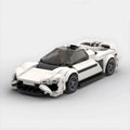 NIO EP9 brick model - front angle view - TheBrickTube