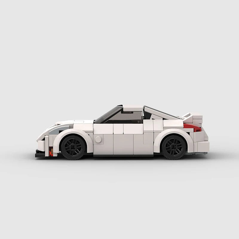Nissan 350Z Nismo brick model - detail close-up - TheBrickTube