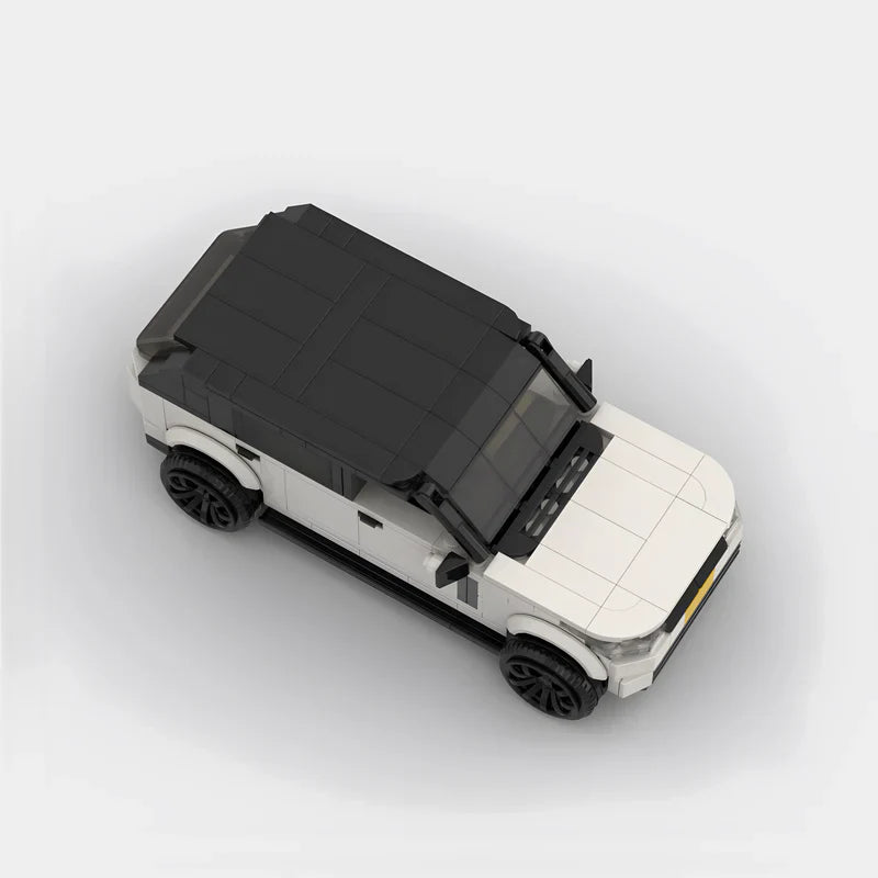 Range Rover brick model - detail close-up - TheBrickTube