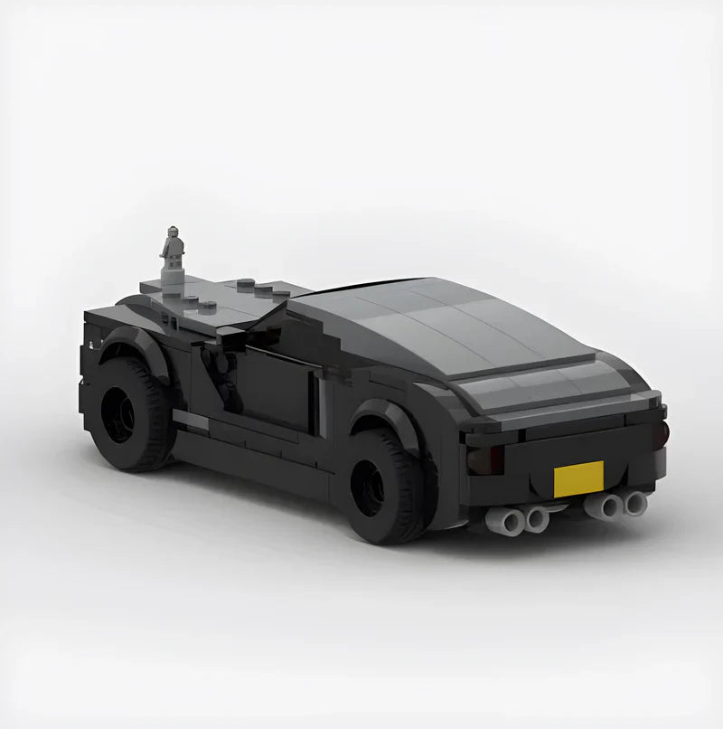 Rolls Royce Wraith brick model - side profile view - TheBrickTube