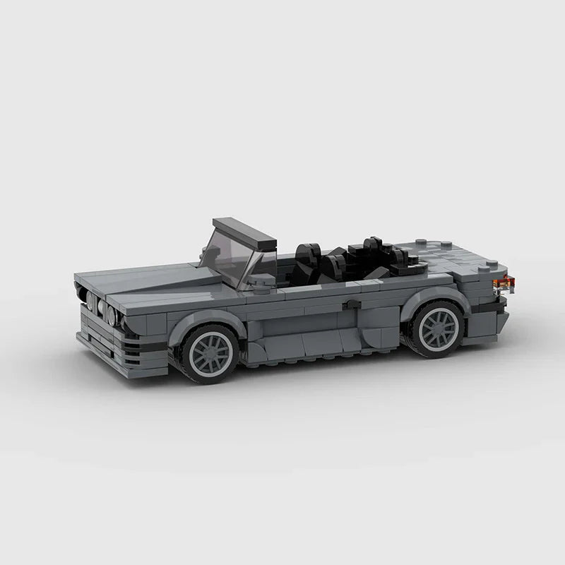 BMW 325i E30 Convertible brick model - display view - TheBrickTube