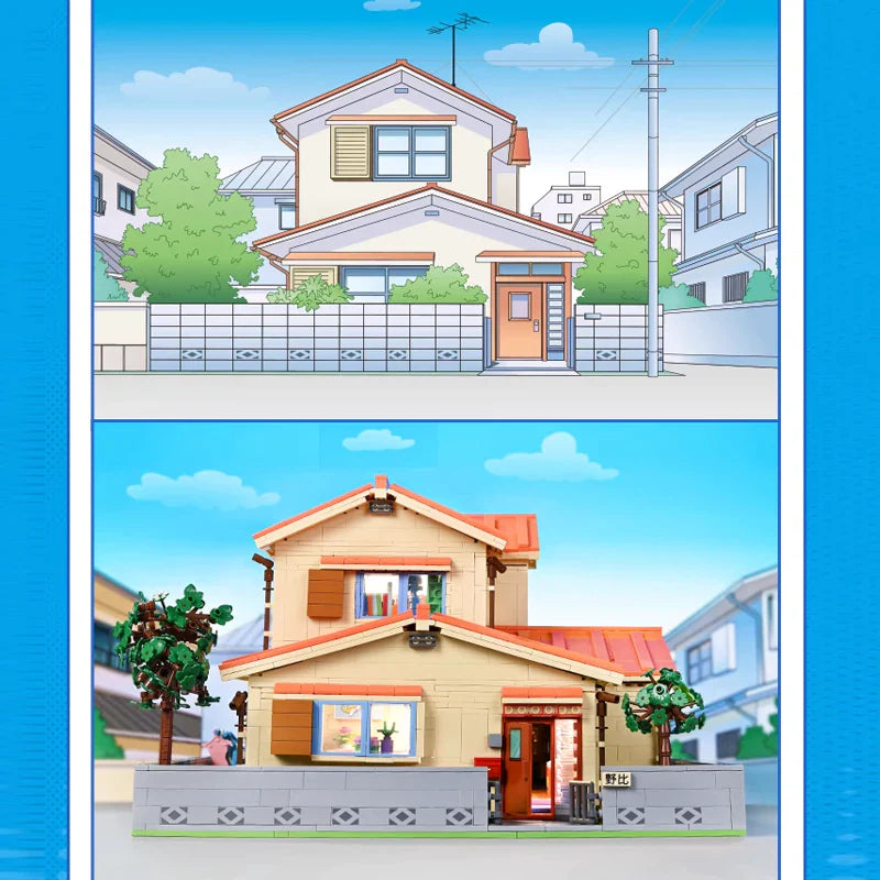 K20422 Nobi Nobita's House Movie | Modular Building Blocks - Image 7 of 15 | TheBrickTube