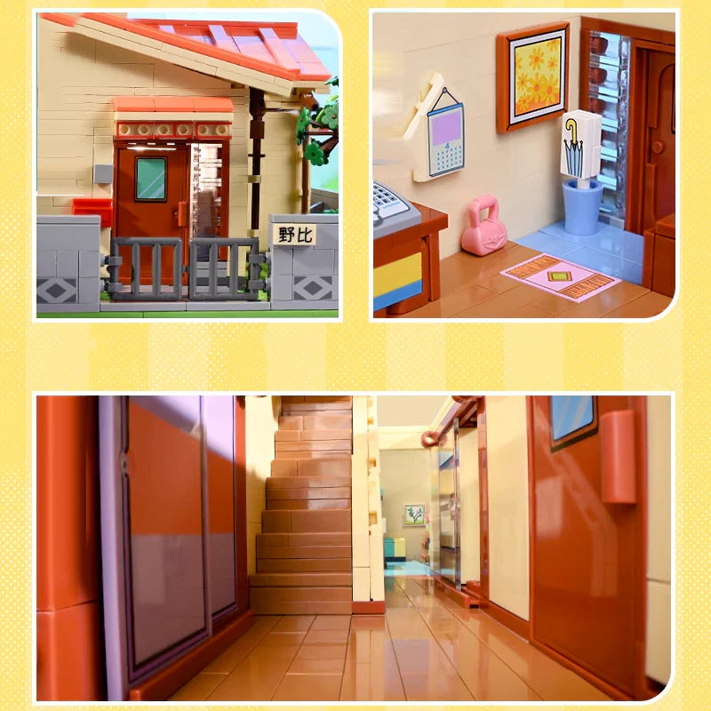 K20422 Nobi Nobita's House Movie | Modular Building Blocks - Image 9 of 15 | TheBrickTube