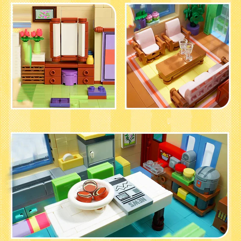 K20422 Nobi Nobita's House Movie | Modular Building Blocks - Image 10 of 15 | TheBrickTube