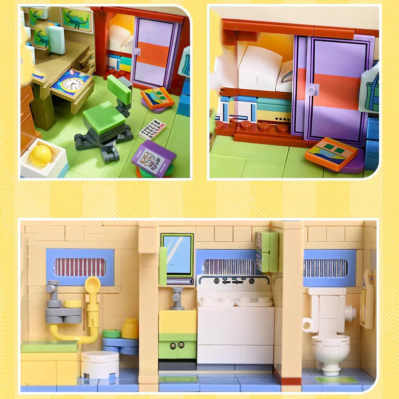 K20422 Nobi Nobita's House Movie | Modular Building Blocks - Image 11 of 15 | TheBrickTube