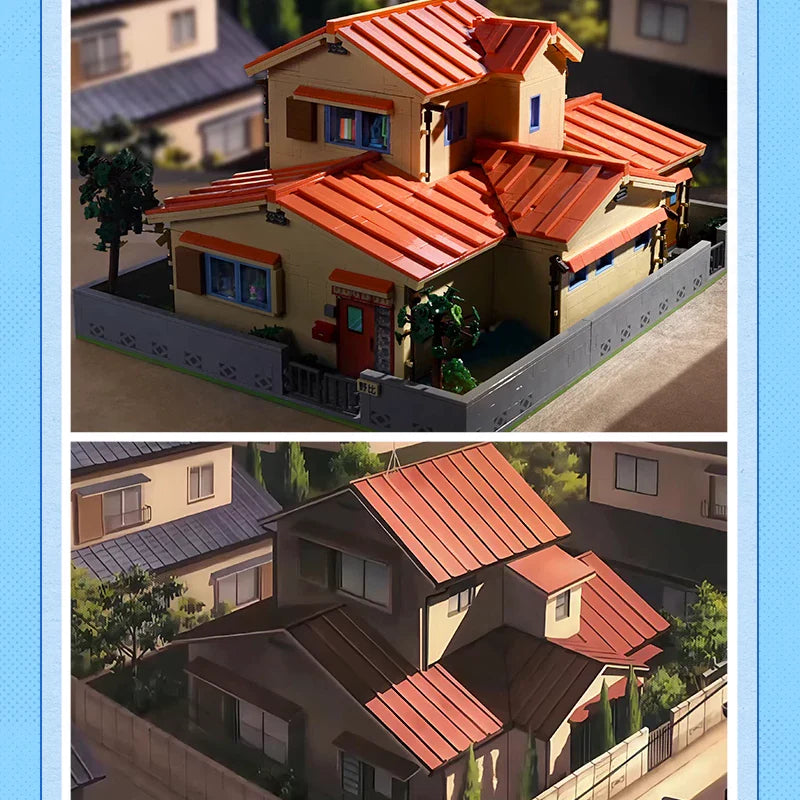 K20422 Nobi Nobita's House Movie | Modular Building Blocks - Image 5 of 15 | TheBrickTube