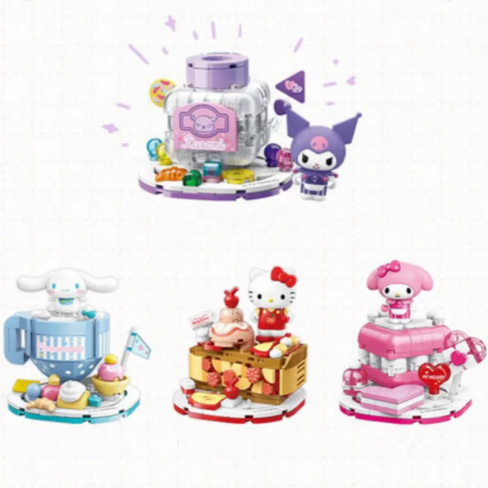 K20882 Sanrio Potted Plant Four In One Movie | Floral Building Blocks - Image 3 of 5 | TheBrickTube