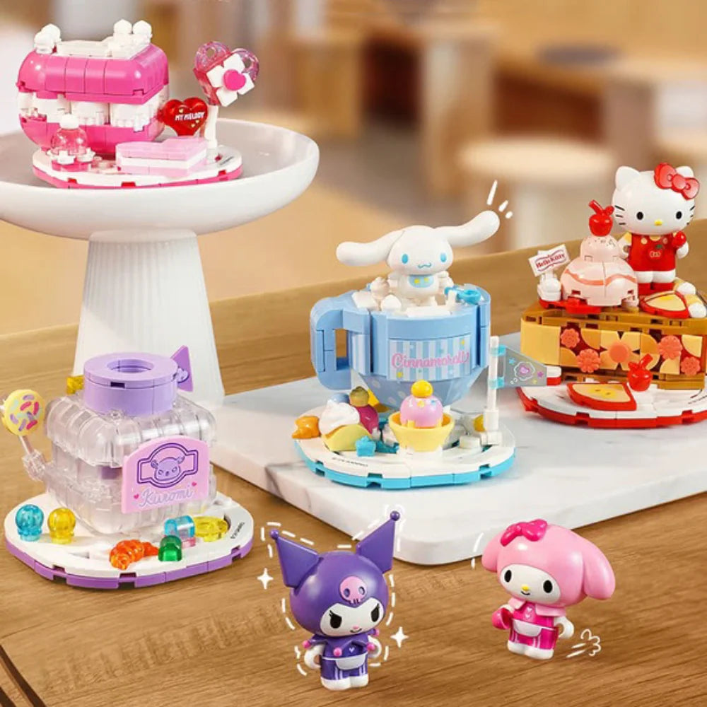 K20882 Sanrio Potted Plant Four In One Movie | Floral Building Blocks - Image 2 of 5 | TheBrickTube