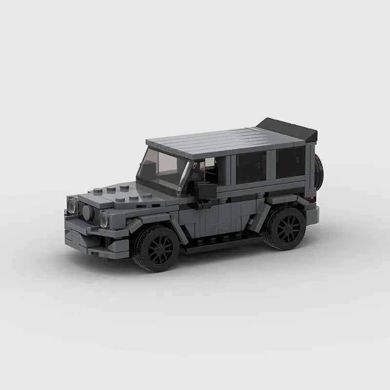 Mercedes-Benz G Wagon G63 brick model - rear angle view - TheBrickTube
