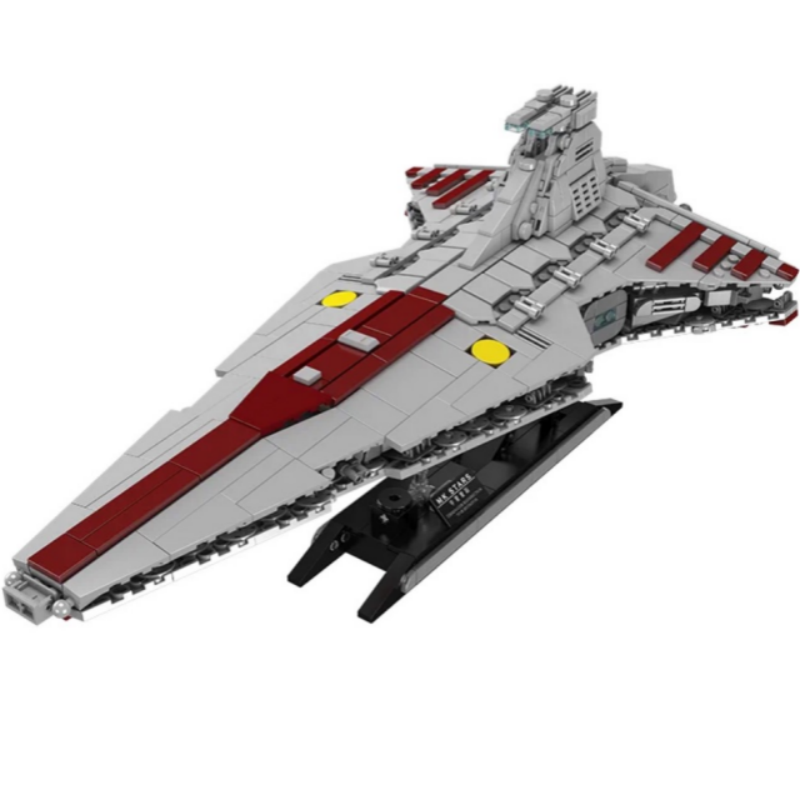 21074 The Republic Attacked The Cruiser with 1320 Pieces | Ship Building Blocks - Image 7 of 8 | TheBrickTube