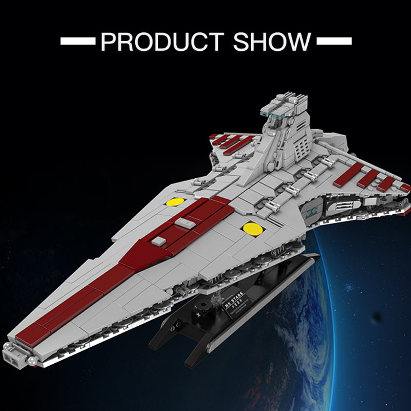 21074 The Republic Attacked The Cruiser with 1320 Pieces | Ship Building Blocks - Image 2 of 8 | TheBrickTube