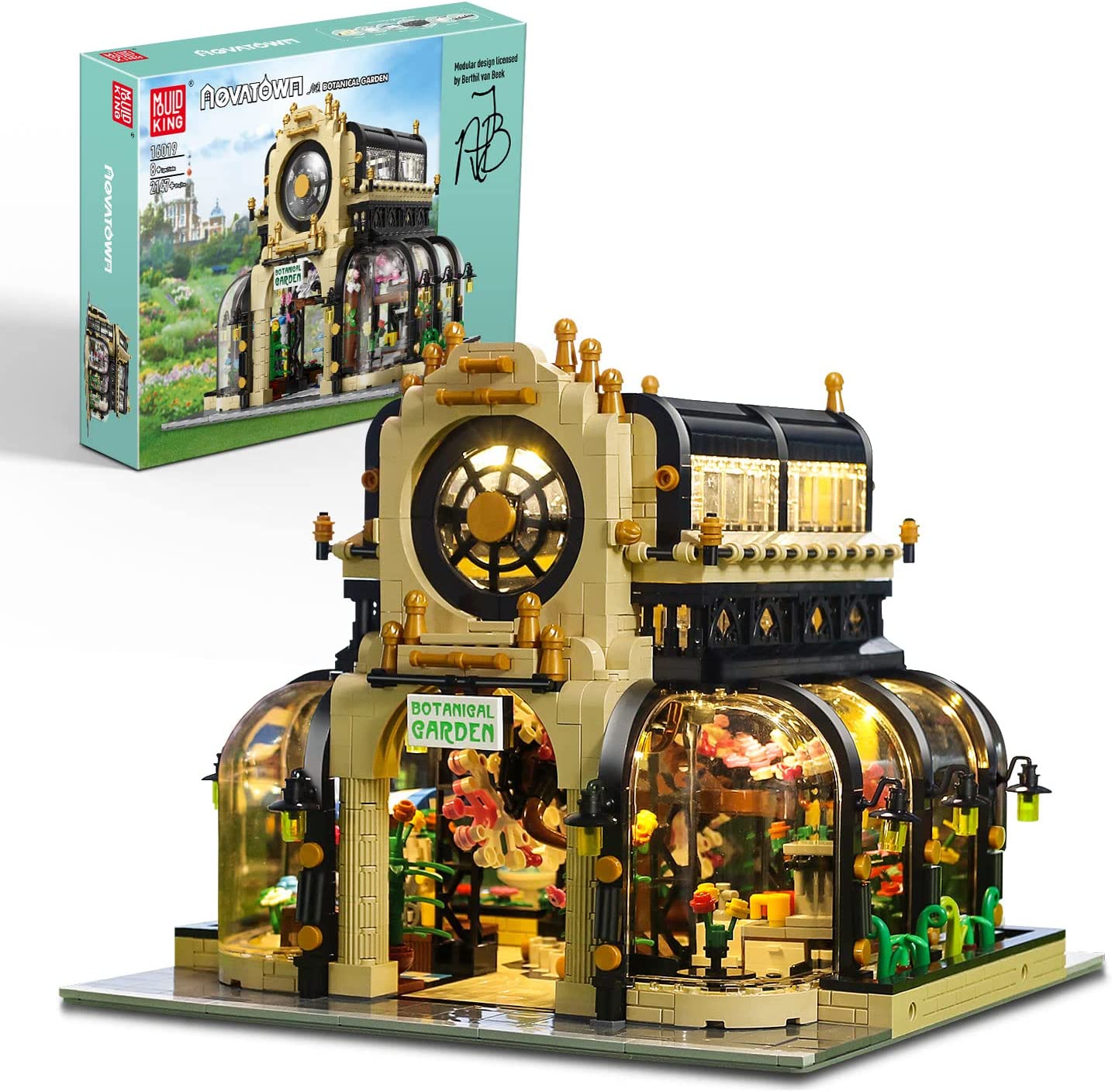 16019 The Botanical Garden MOC Block Building Set | 2,147 PCS - Main Image | TheBrickTube