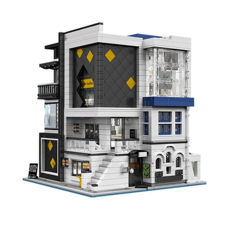 16043 Art Gallery Showcase 3-Layer MOC Building Set | 3,536 PCS - Main Image | TheBrickTube