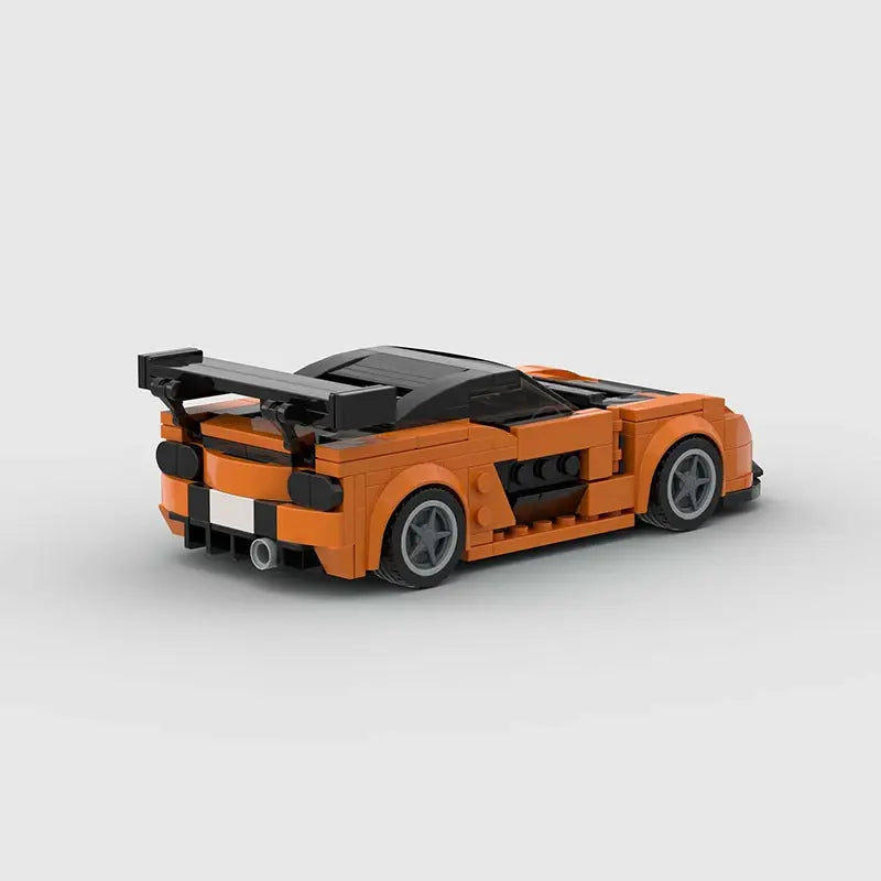 Mazda RX7|Fast and Furious brick model - side profile view - TheBrickTube
