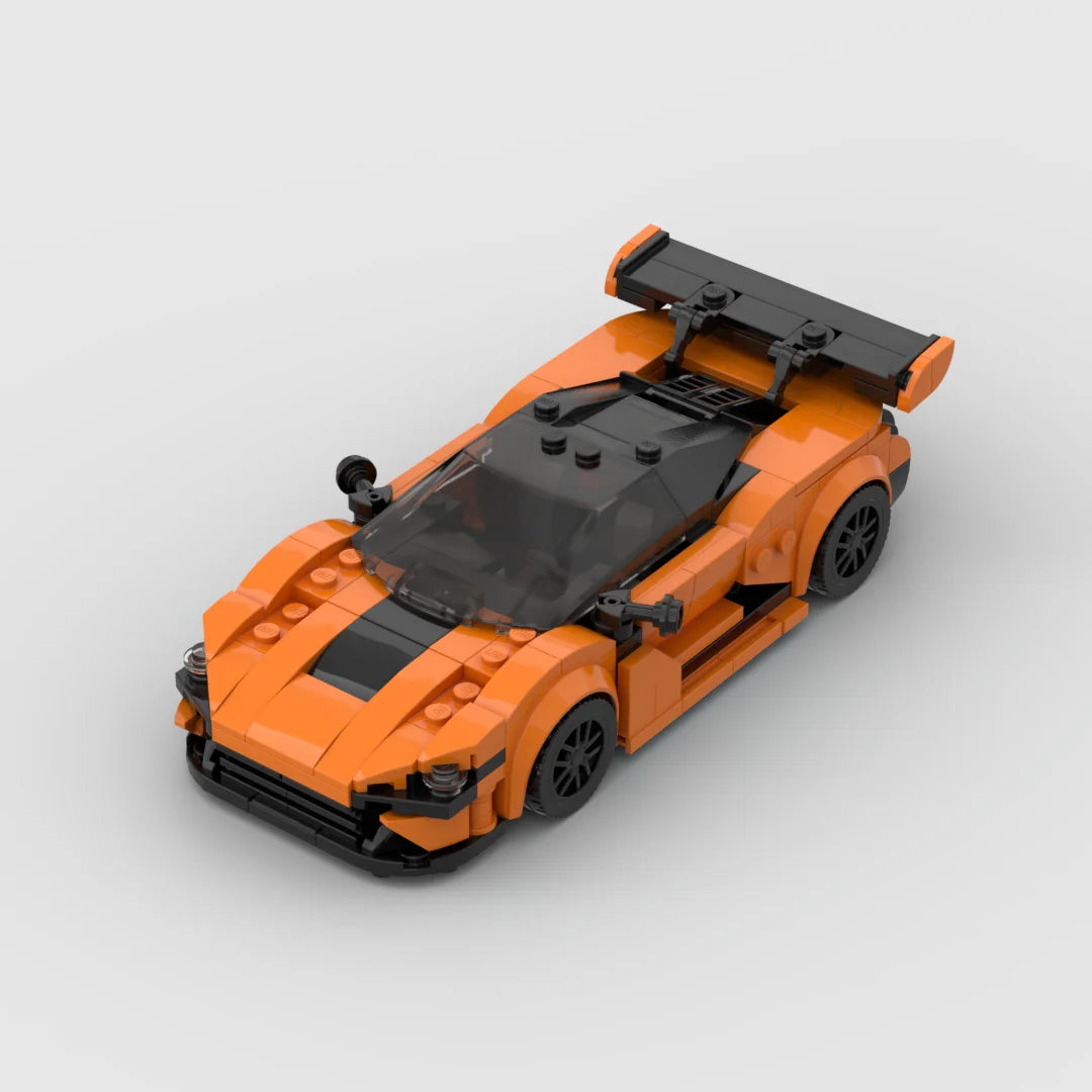 Mclaren 720S GT3 brick model - detail close-up - TheBrickTube