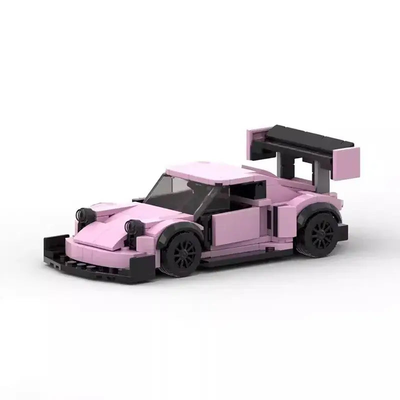 Porsche 911|Hoonipigasus brick model - front angle view - TheBrickTube