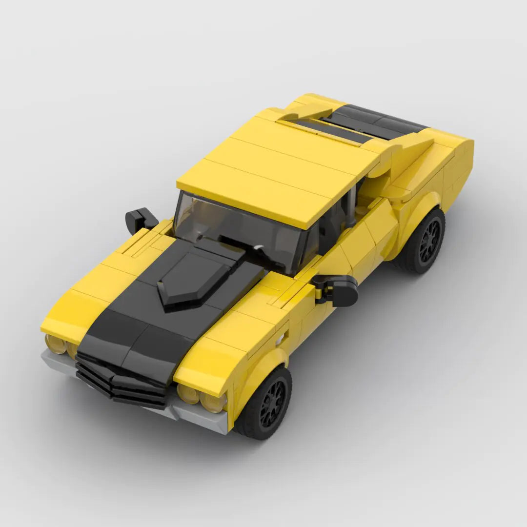 Chevrolet Chevelle SS brick model - display view - TheBrickTube