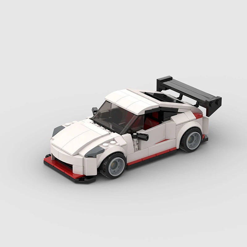 Nissan 350Z Widebody brick model - display view - TheBrickTube