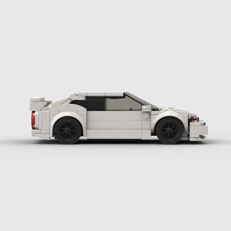 Mitsubishi EVO 4/5/6 brick model - detail close-up - TheBrickTube