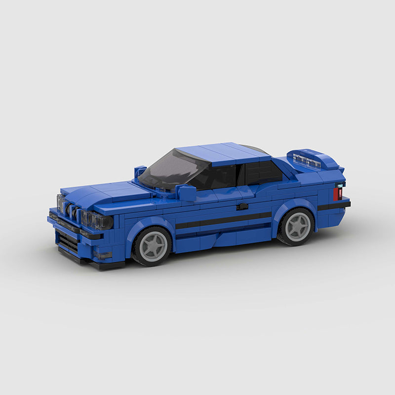 BMW M3 E36|Yellow brick model - detail close-up - TheBrickTube