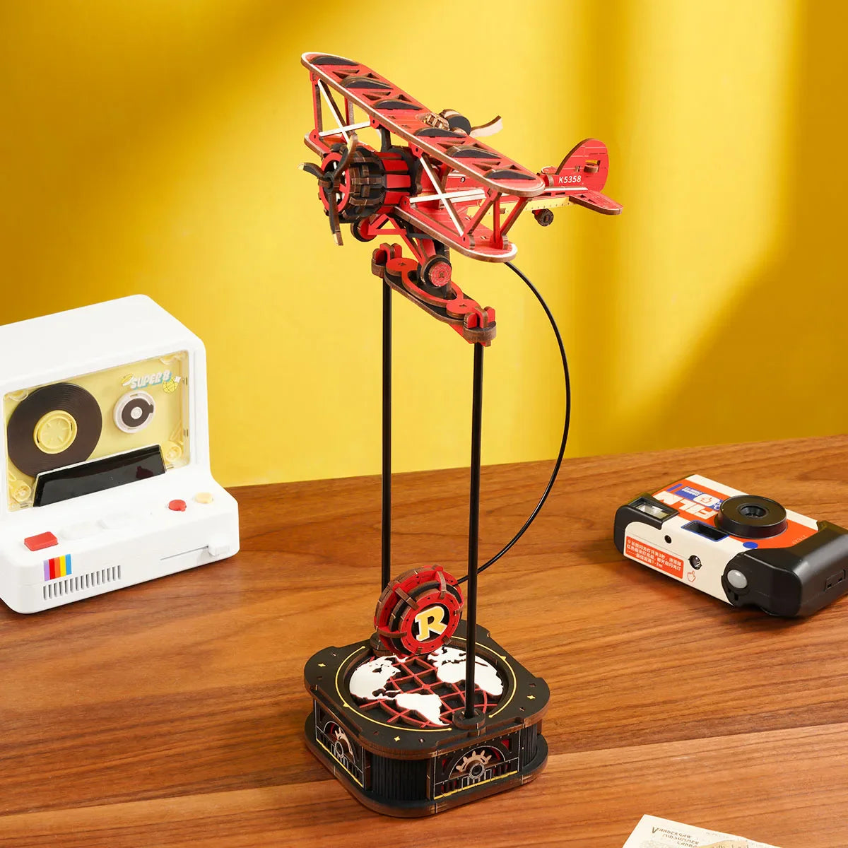 Mechanical Gravity Swing 3D Wooden Puzzle Model Kit – Creative Desktop Build for - Image 5 of 6 | TheBrickTube