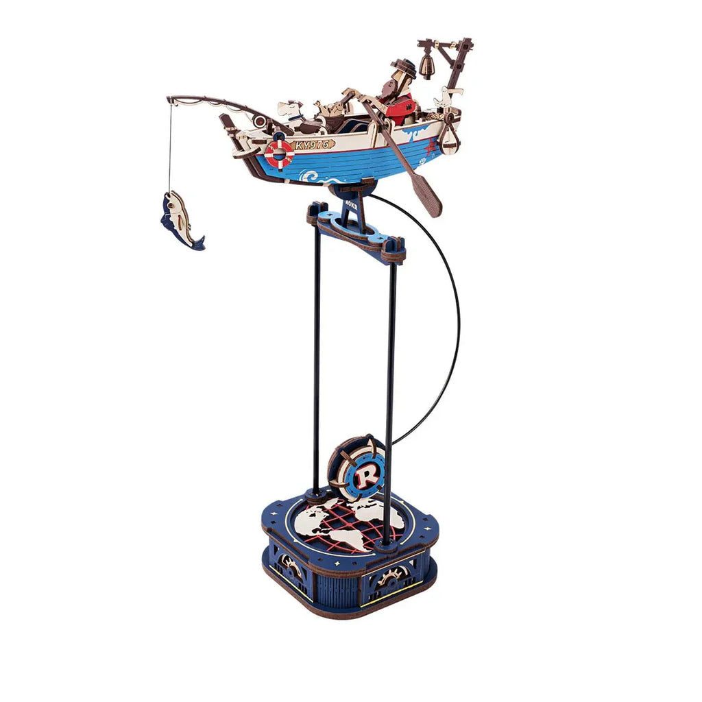 Mechanical Gravity Swing 3D Wooden Puzzle Model Kit – Creative Desktop Build for - Main Image | TheBrickTube
