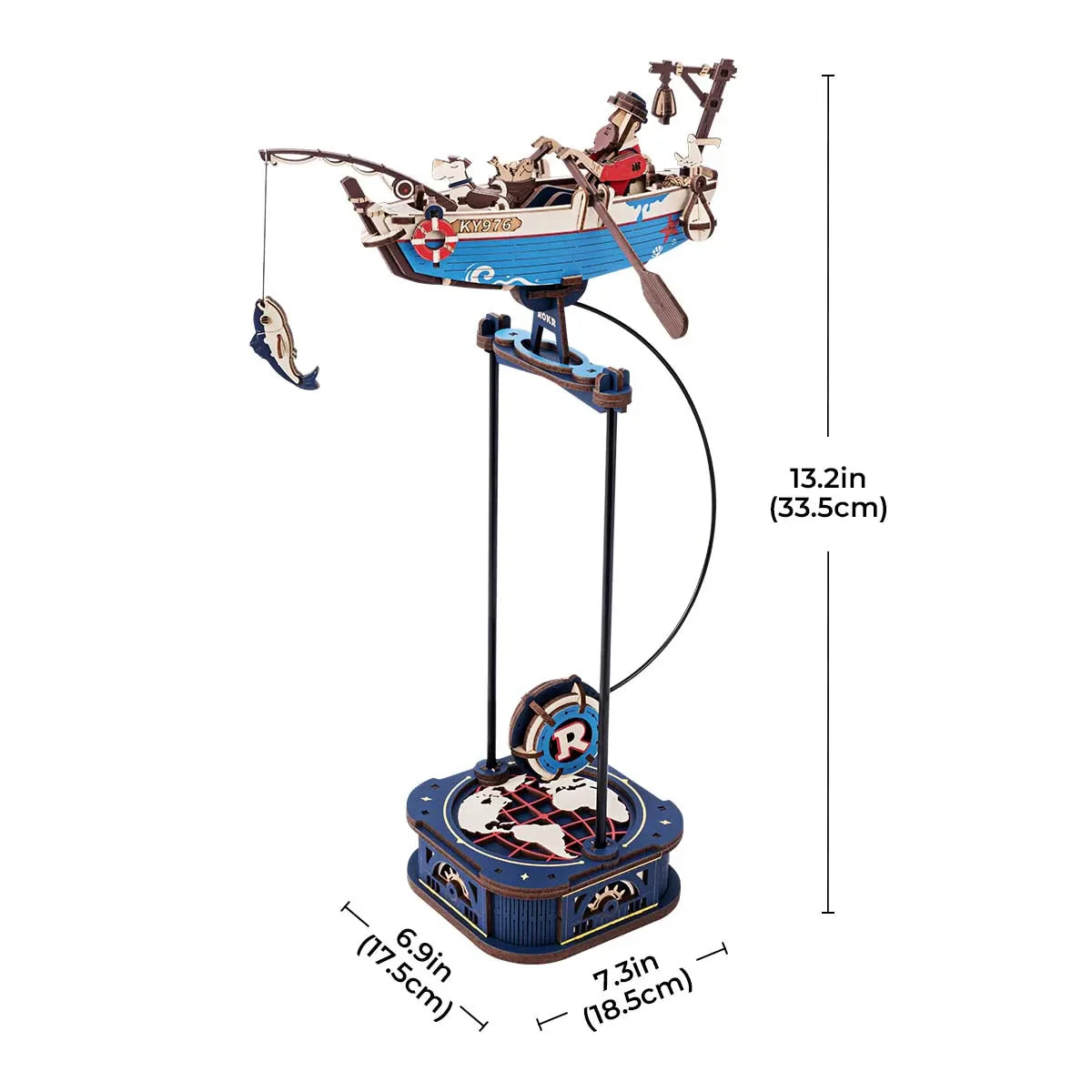 Mechanical Gravity Swing 3D Wooden Puzzle Model Kit – Creative Desktop Build for - Image 3 of 6 | TheBrickTube