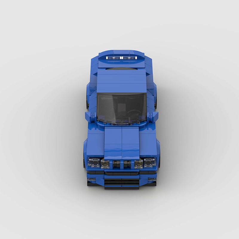 BMW M3 E36|Red brick model - complete build view - TheBrickTube