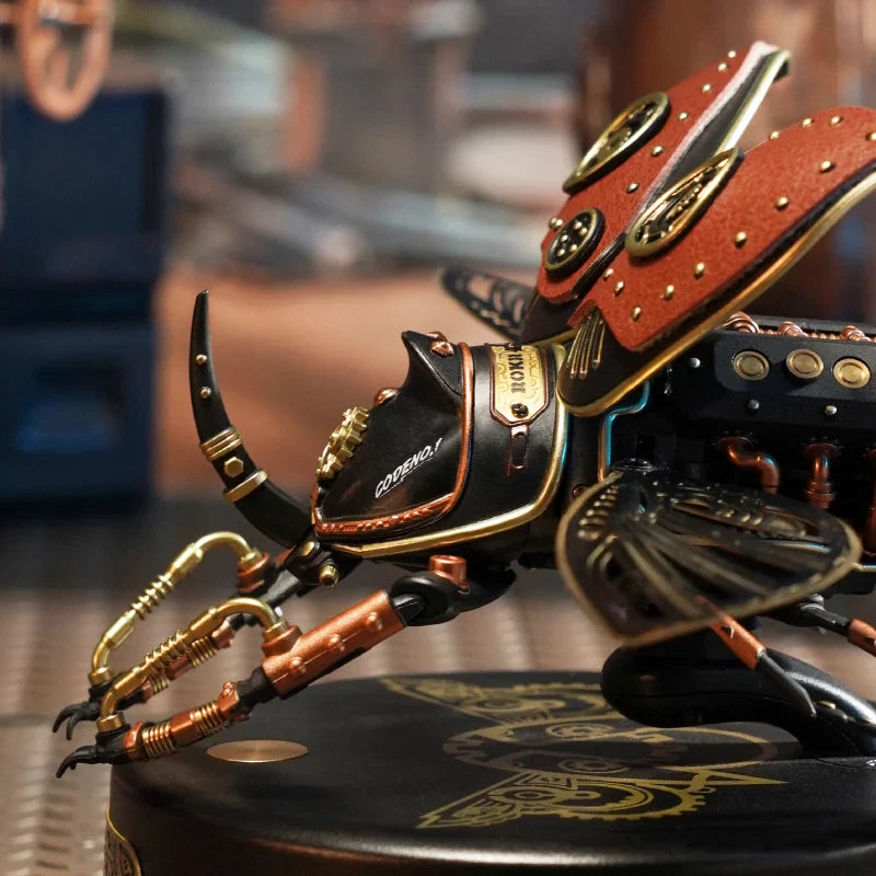 Steampunk Turtle 3D Wooden Puzzle – Mechanical Model with LED Light - Image 2 of 5 | TheBrickTube