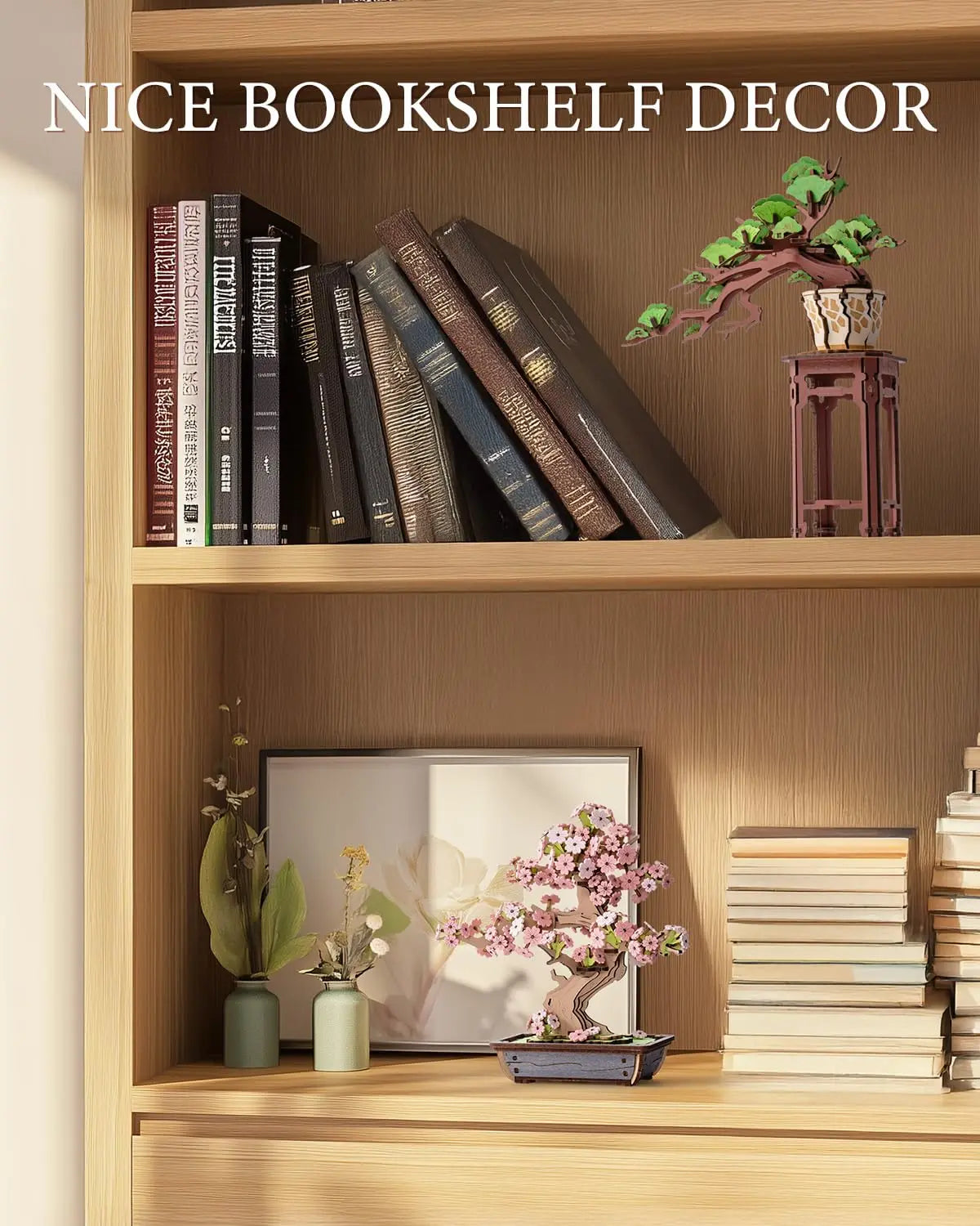 Sakura Bonsai Wooden 3D Puzzle – Easy Assembly Evergreen Pine Model Kit for Home Decor & Gifts - Image 6 of 6 | TheBrickTube