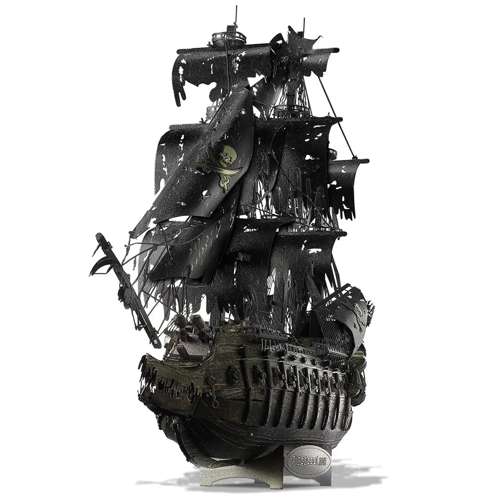 Ghost Pirate Ship 3D Metal Puzzle – DIY Assembly Model Kit for Display & Collect - Image 2 of 5 | TheBrickTube