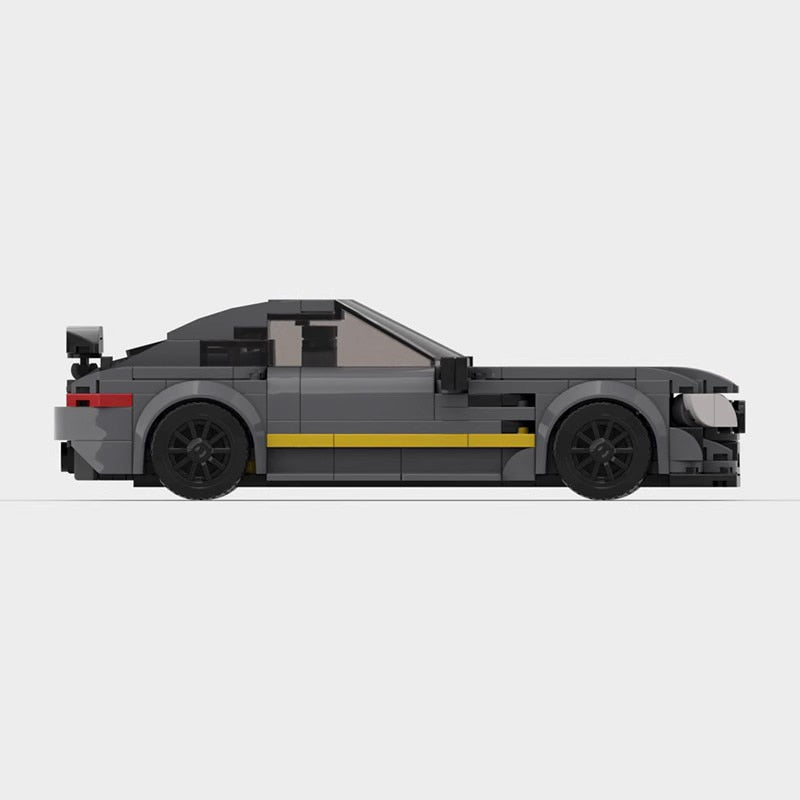 Mercedes-Benz AMG GT-R brick model - detail close-up - TheBrickTube