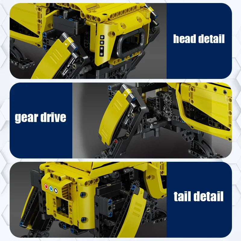 Remote Control Robot Dog Brick Set – Motorized Model - Image 3 of 7 | TheBrickTube