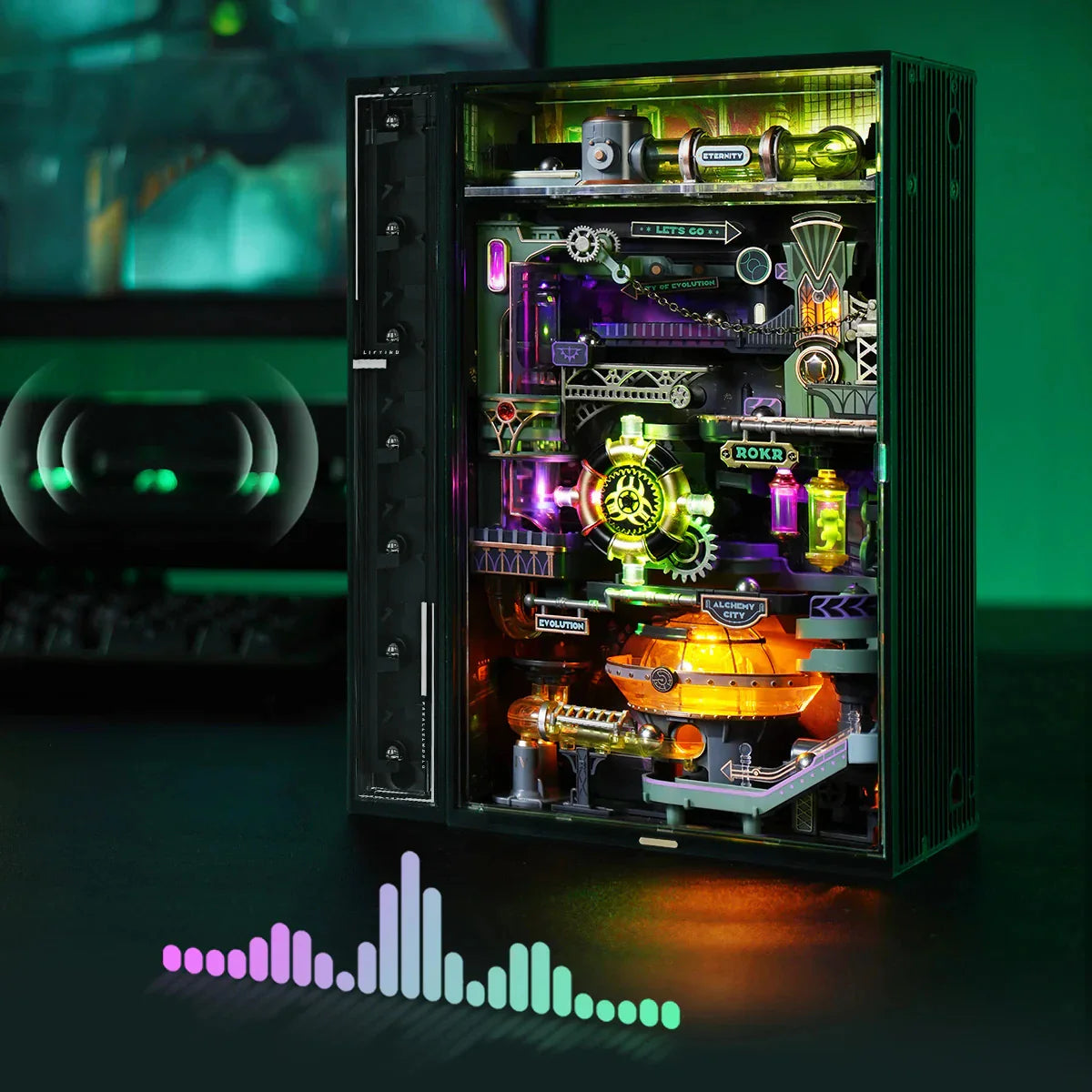 Mechanical Marble Run Building Kit – Infinite Loop Ball Track Model - Image 4 of 7 | TheBrickTube