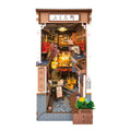 Japanese Sakura Wine Alley Book Nook – 3D Wooden DIY Puzzle for Bookshelf Decor - Main Image | TheBrickTube