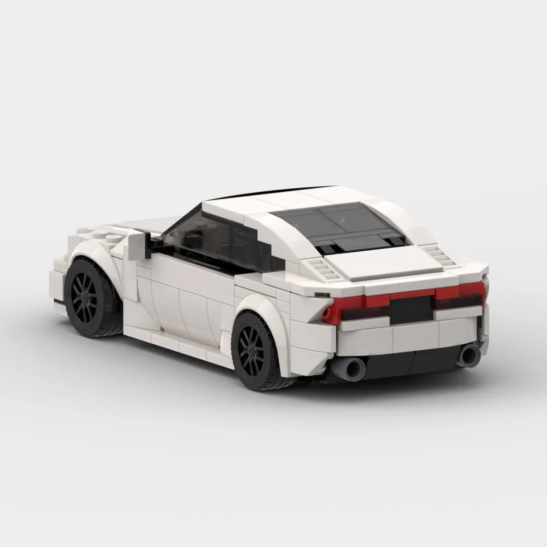 Audi RS7|Grey brick model - rear angle view - TheBrickTube