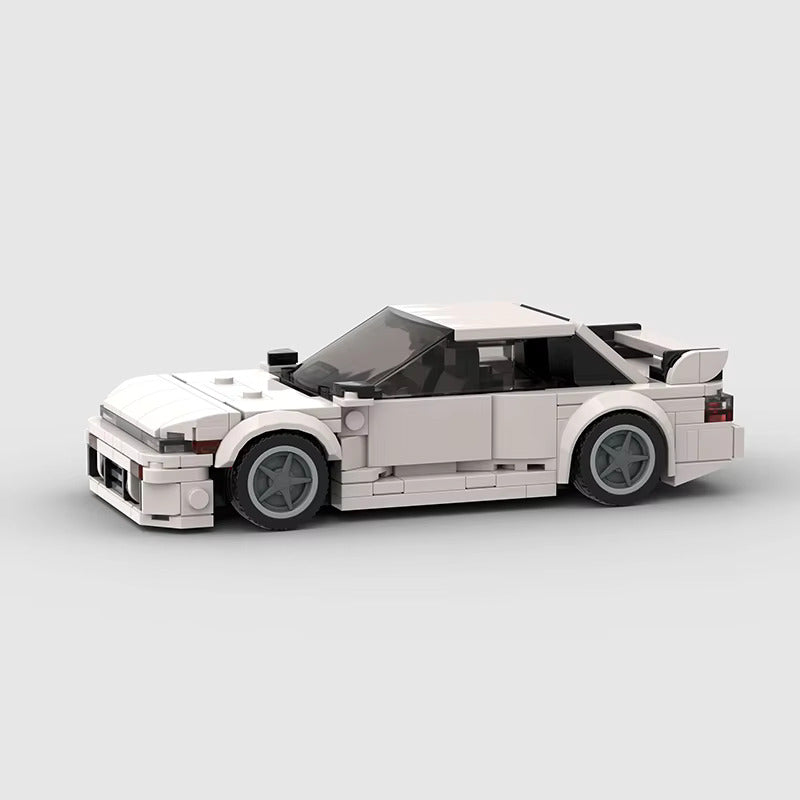 Nissan Silvia S13 200SX brick model - display view - TheBrickTube
