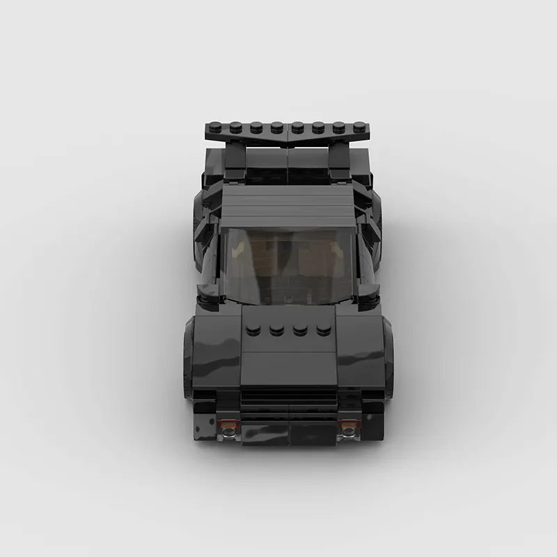 De Tomaso Pantera GT5S brick model - rear angle view - TheBrickTube