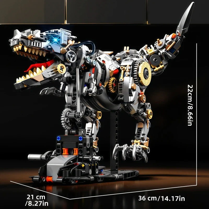 T-Rex Brick Set – Light-Up STEM Model 009 - Image 6 of 6 | TheBrickTube
