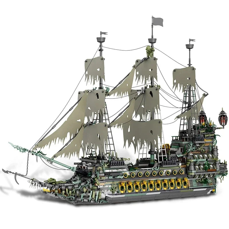 5865PCS Ghost Pirate Ship Building Blocks – Collector Edition Model 078 - Main Image | TheBrickTube