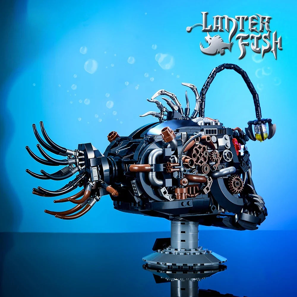 Mechanical Lantern Fish Building Blocks – Light-Up Ocean Model 079 - Image 3 of 6 | TheBrickTube