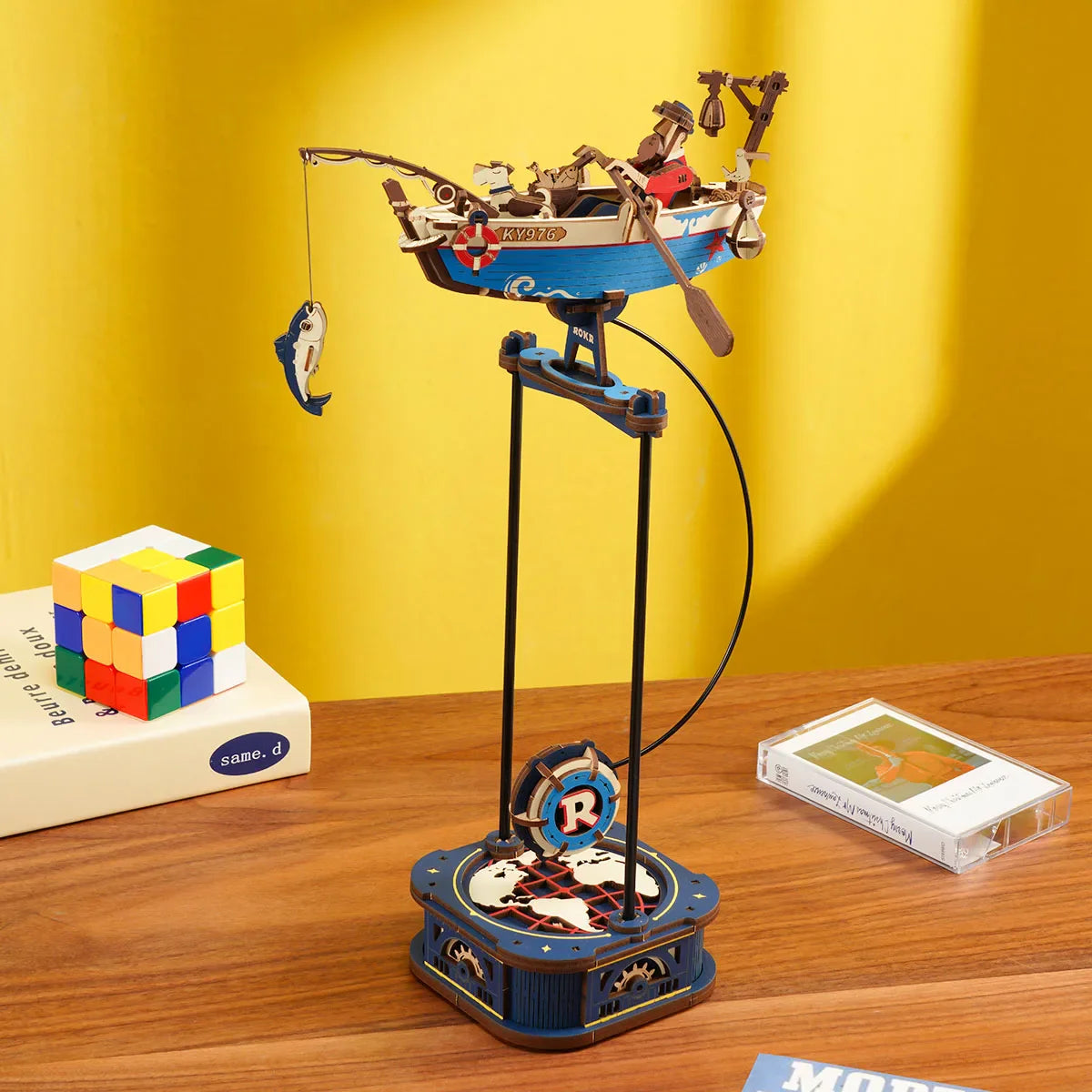 Mechanical Gravity Swing 3D Wooden Puzzle Model Kit – Creative Desktop Build for - Image 2 of 6 | TheBrickTube