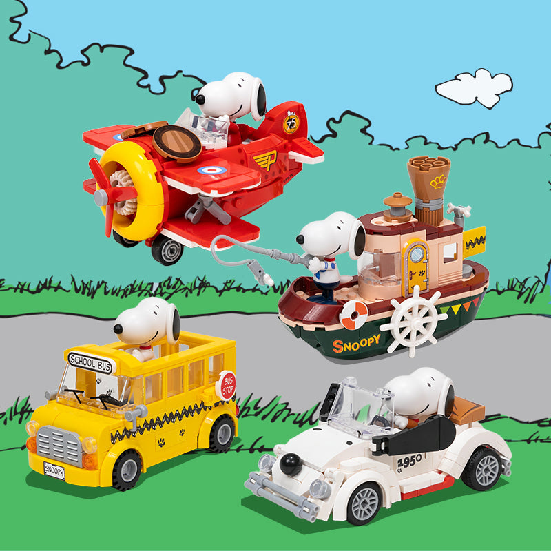 Pantasy x Snoopy Where We Go Series 86905-86908 - Image 2 of 10 | TheBrickTube