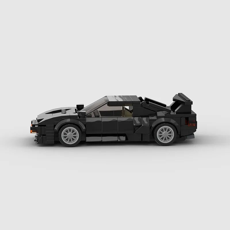 De Tomaso Pantera GT5S brick model - detail close-up - TheBrickTube