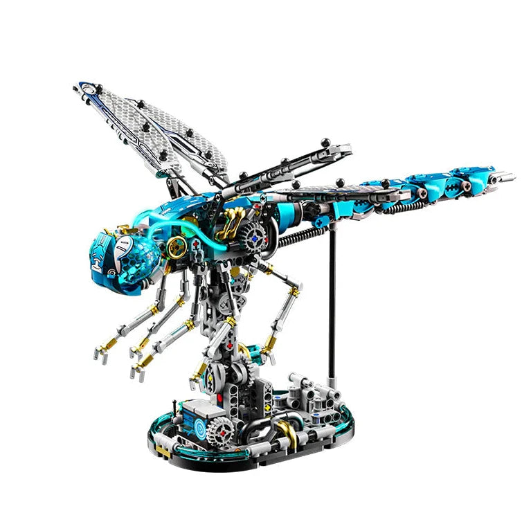Mechanical Dragonfly Building Blocks – Moving Parts DIY Model Kit - Main Image | TheBrickTube